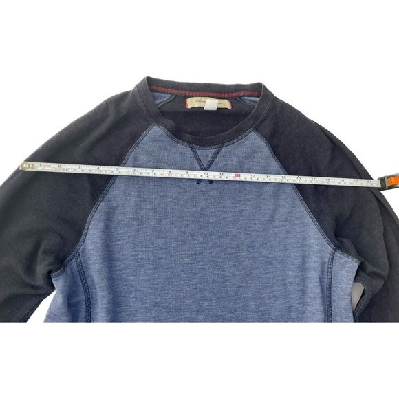 Tommy Bahama Shirt Mens M Blue Long Sleeve Thermal Casual Waffle Knit Cotton Men - Picture 4 of 8